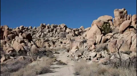 Desert Rocks And Landscape Stock Footage 50614651
