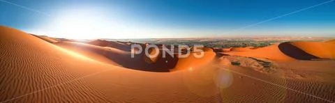 Desert Rub' al Khali, Emirates, Abu Dhabi, Liwa Stock Photos