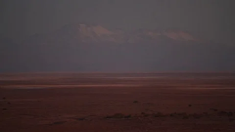 Desert salt mine Stock Footage 77052431