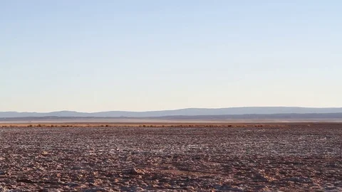 Desert salt mine Stock Footage 77052502