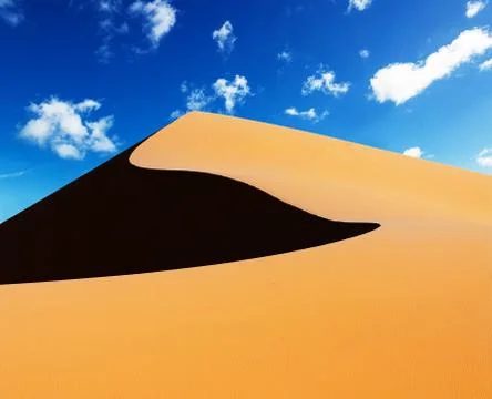 Desert sand dune Stock Photos