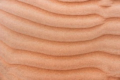 Desert sand dune ripples texture background in oman Stock Photos