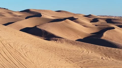 Desert Sand Dunes in the Day 2 Video stock 340579275