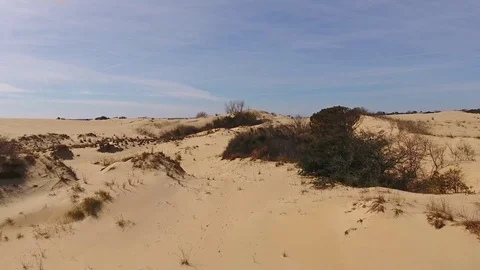 Desert Sand Dunes Stock Footage 77550851