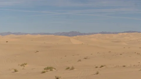 Desert Sand Dunes Stock Footage 98465505