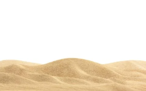 Desert sand isolated Stock Photos