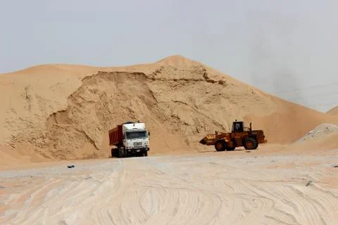 Desert sand Foto stock