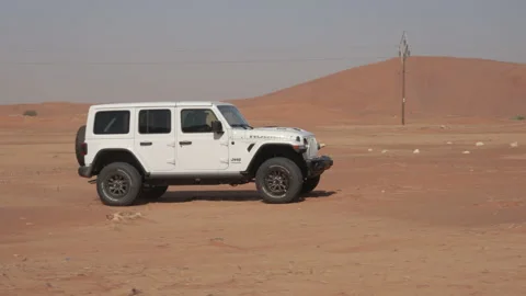 Desert sand ride Vídeo Stock 201787456