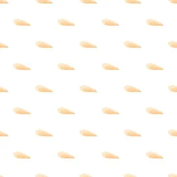 Desert sand storm clouds seamless pattern Stock Illustration
