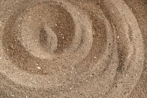 Desert sand texture Accona, macro, there is a place for text Stock Photos