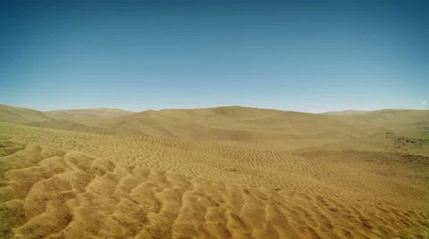 Desert Sanddunes Pan Stock Footage 53187990