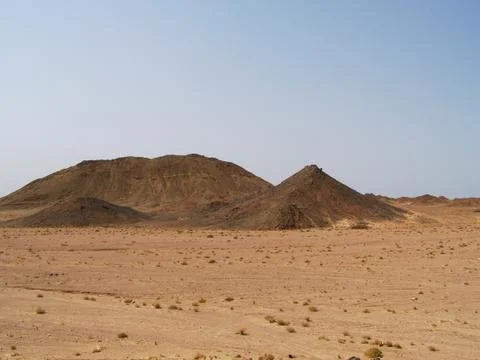 The desert Sands of Egypt Foto stock