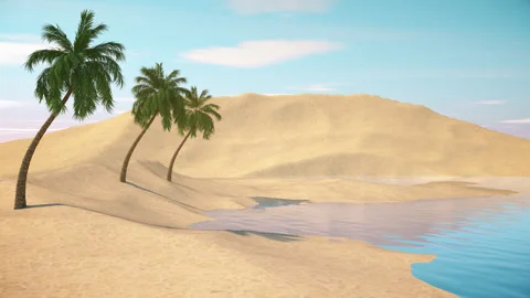 Desert Scene Background Video stock 248608185