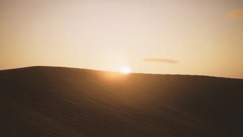 Desert scene sunrise Stock Footage 242479968