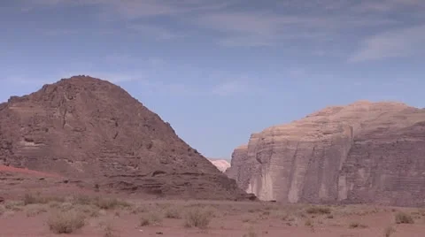 Desert Scenic Landscape Stock Footage 22008784