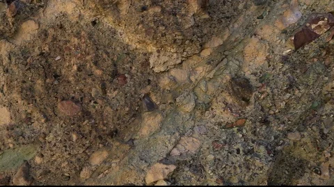 Desert Sediment Wall Stock Footage 104850896