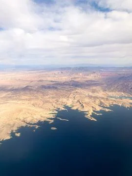 Desert from the sky Stock Photos