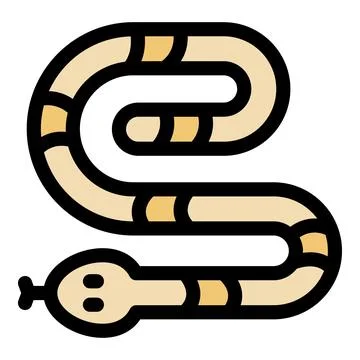 Desert snake slithering through the sand dunes, showing its reptile beauty Stock Illustration