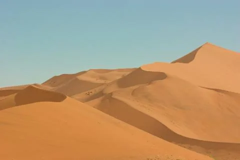 Desert of Sossusvlei in Namibia Stock Photos