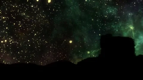 Desert Stars Mesa 動画素材 42143832