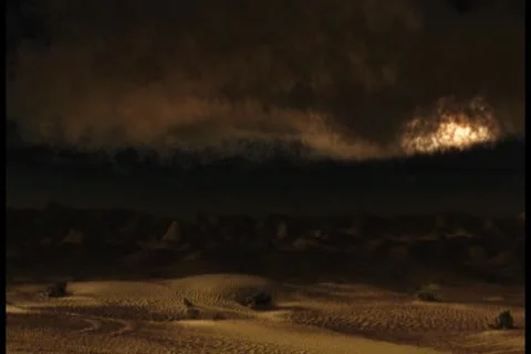 Desert storm Stock Footage 40002315