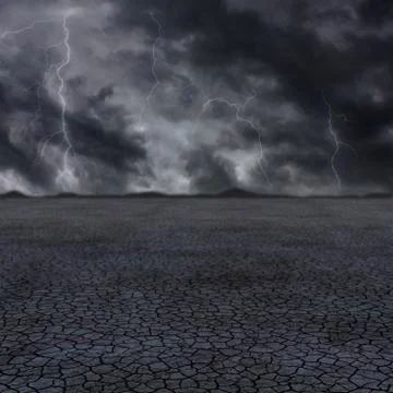 Desert storm Stock Illustration