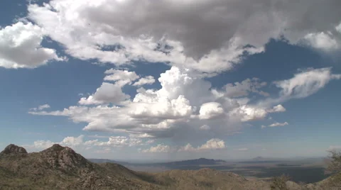 Desert Storms Brewing Stock Footage 54714837