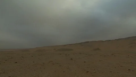The desert on a stormy day. Stock Footage 120084024