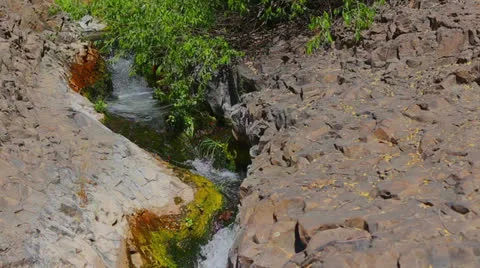 Desert Stream Stock Footage 25684693