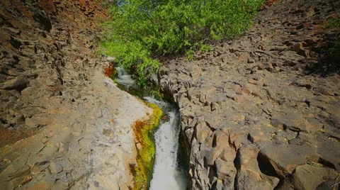 Desert Stream Stock Footage 25697166