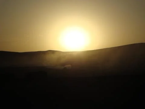 Desert Sun 写真素材