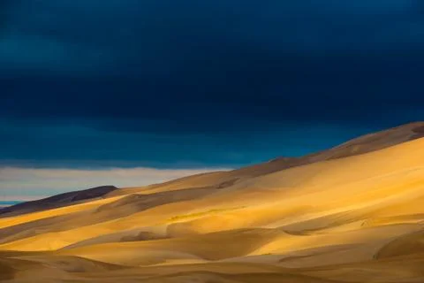 Desert Sunrise Background Stock Photos