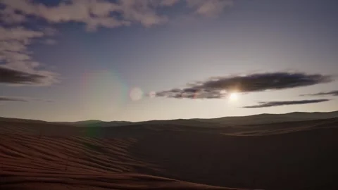 Desert Sunrise Time-lapse 库存影片 313823492