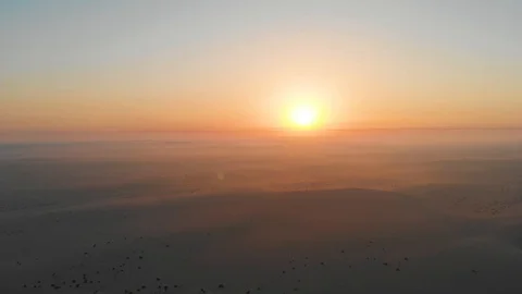 DESERT SUNRISE VIEW Video stock 130072917