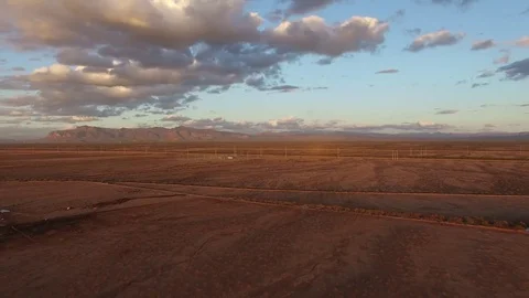 Desert at Sunset after Rain 스톡 동영상 71041925