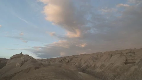 Desert sunset cloudscape time lapse Stock-Footage 149587409