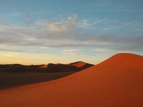 Desert Sunset Stock Photos