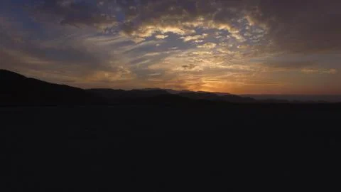 Desert Sunset Stock Photos