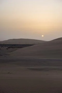 Desert sunset Stock Photos