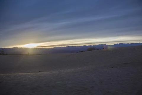 Desert: Sunset Stock Photos