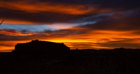 Desert Sunset Slider Timelapse Stock Footage 106259839