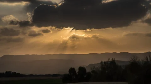 Desert sunset timelapse 4K 43387093