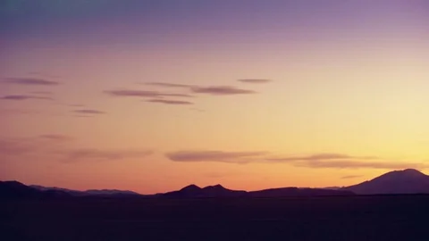 Desert Sunset Timelapse 库存影片 77073234