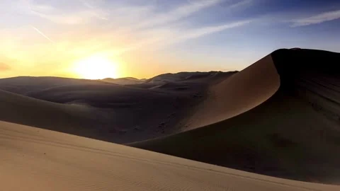 Desert Sunset Timelapse Stock Footage 276510168