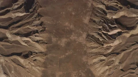 Desert surface textures beside the dead sea Stock Footage 221553386