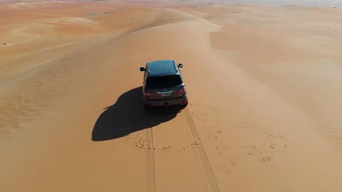 DESERT SUV DRIVE Stock Footage 130066941