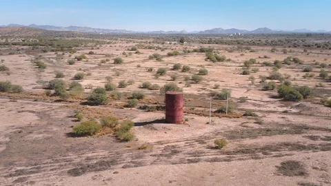 Desert tank Stock Footage 102022120