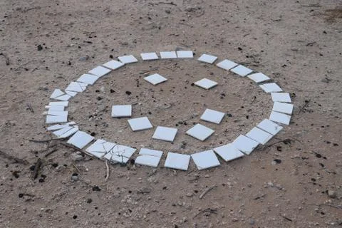 Desert Tile Art Stock Photos