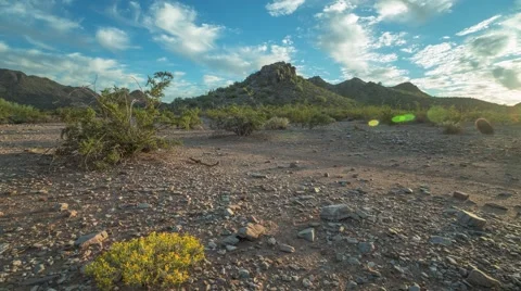 Desert TL 24fps 02 Stock Footage 43090477