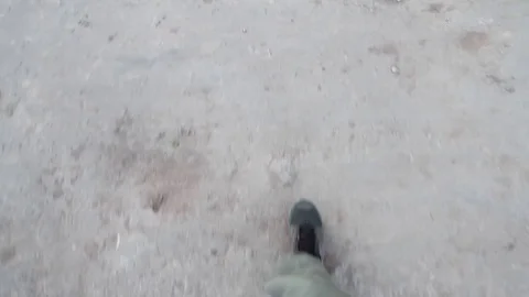 Desert tourist Stock Footage 77047246